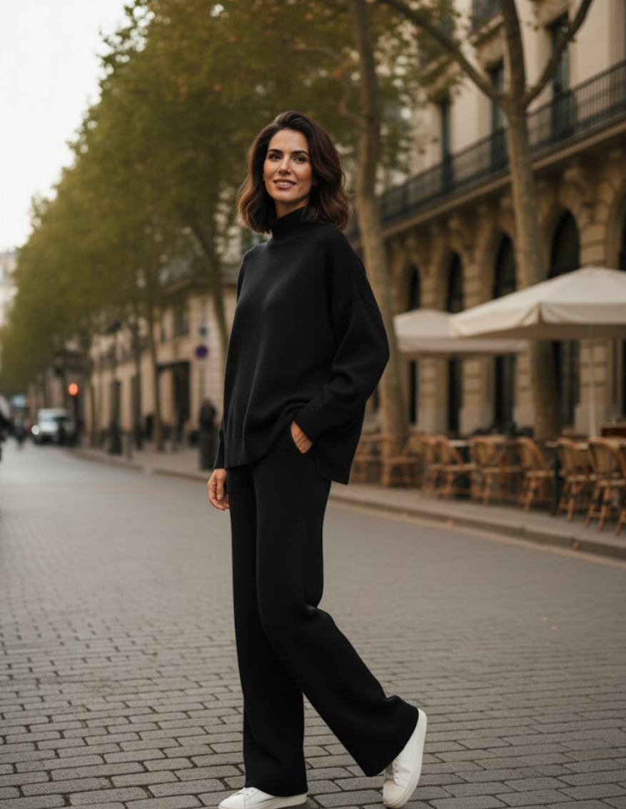 Amelia - Conjunto de Punto Versátil Elegante - Favorecedor